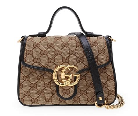 583571 gucci|GG Marmont mini top handle bag .